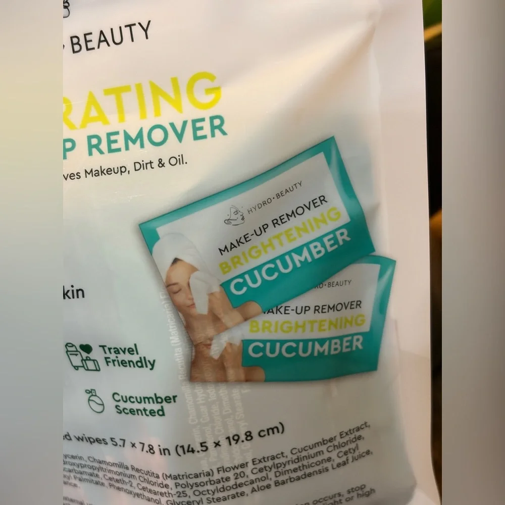 Hydro Beauty Hydrating Makeup Remover Wipes-pack of  25 - Picture 5 of 6